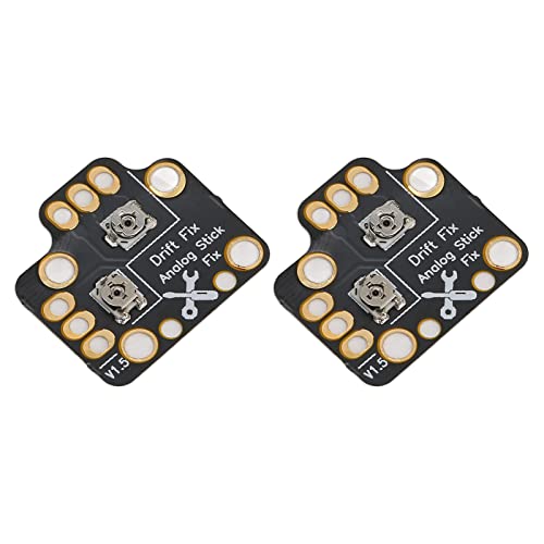 Gamepad Joystick Drift Repair Board, for PS4 PS5 Xboxs One Xboxs Series S X Game Controller, Universal 3D Analog Stick Drift Fix Mod, Thumb Stick Drift Fix Mod, Black, 2pcs