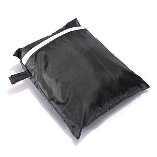 Keersi BBQ Grill Cover Waterproof Dustproof Barbecue Oven Protection Cover for Round Gas Charcoal Electric Barbecue Outdoor Garden Patio Barbecue Accessory with Storage Bag - Thumbnail 4