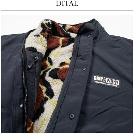 ⭐️ちゃちゃ⭐️ダブルビー⭐️リバーシブル⭐️黒✖️黄⭐️中綿ジャンパー⭐️90⭐️ Amazon | [グリップスワニー] 別注 REVERSIBLE JKT 4.0 リバーシブル