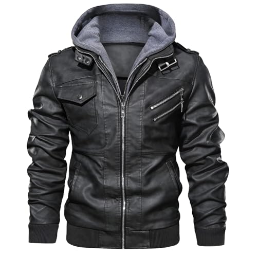 [Joejoier] oCN WPbg Y H~ C_[WPbg U[WPbg t[ht vW JWA  h h U[AE^[ PU  傫TCY leather jacket ʋ ʊw oCNp