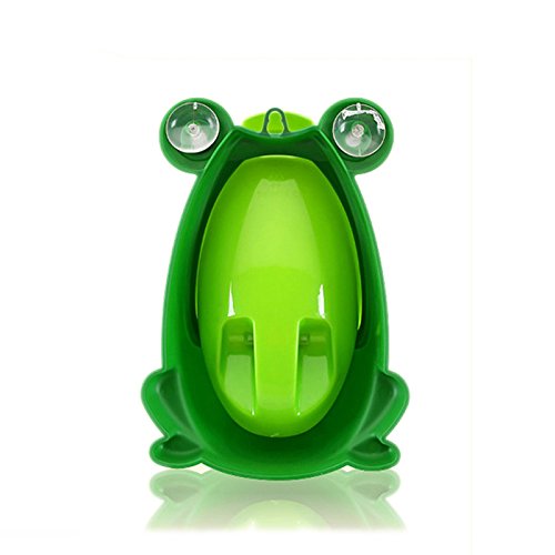 Foryee Cute Frog Potty Training Urinal For Boys With Funny Aiming Target - Blackish Green #TOP6