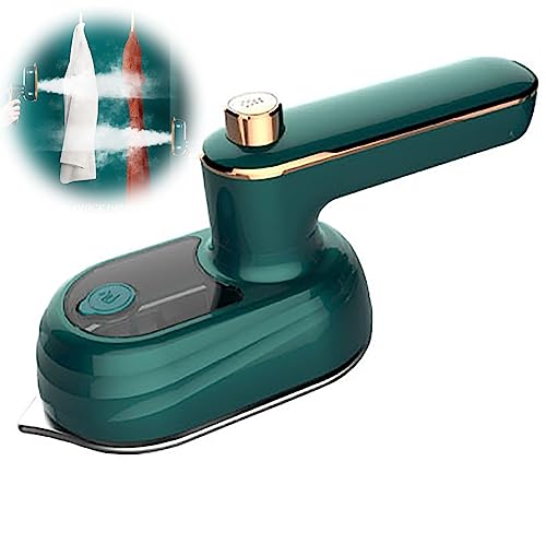 Ferro Da Stiro a Vapore, Ferro Da Stiro Da Viaggio, Ferro Da Stiro Portatile Da Viaggio 2 In 1, Riscaldamento Rapido Anni '20,piastra Antiaderente In Ceramica, Pulsanti Indipendenti, Per Casa E Viaggi