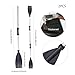Kayaks and Paddles Kayak Paddle 2Pcs 126Cm Aluminum Alloy Detachable Adjustable Portable Canoe Paddle Thicken Lightweight Kayak Paddles 2 Pack for Inflatable Boat Oar