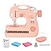 Gusengo Jouet De Machine À Coudre - Mini Machine À Coudre pour Débutants Machine À Coudre Électrique Portable, Kit De Couture pour Enfants De 8 À 12 Ans, Filles Enfants Débutants Cadeau De Voyage