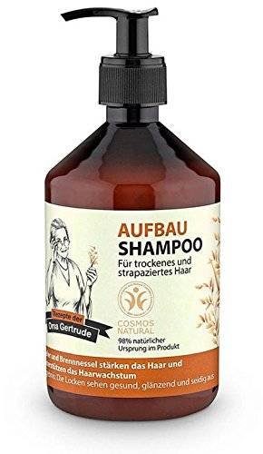 REZEPTE DER OMA GERTRUDE - Champú Reparación - Limpieza suave y delicada - Refuerza la estructura capilar - Con vitaminas y aminoácidos - 500 ml Cover