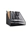 Produktbild Schreibtischlampe Desktop-Ablagefach Magazin Metall-Archivierung Aktenschränke Desk Supplies Storage Manager (Color : B)