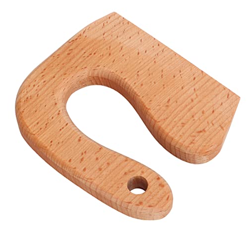 Cortador de Madeira Infantil Seguro, Madeira de Faia Aprimora As Habilidades Práticas Faca de Madeir