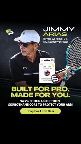 image for Road to Pro RTP Tennis Racket Vibration Dampener - ShockSorb Red Ultra