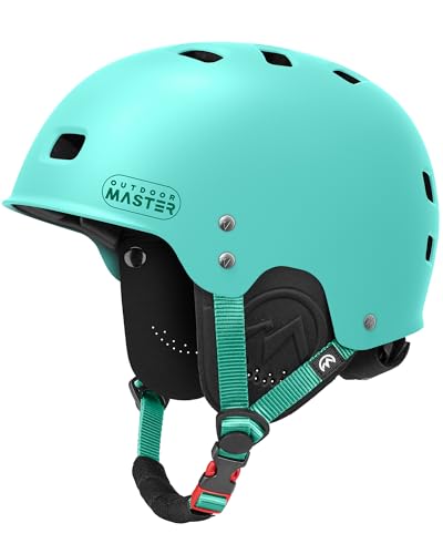 OutdoorMaster Kayak & Water Helmet with Ear Pads, 12 Vents & Dial Fit Adjustment, Perfect for...