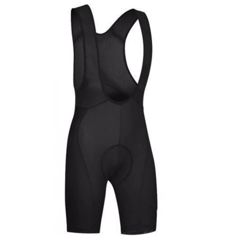 HIRBGOD Men's Black Padded Cycling Bib Short