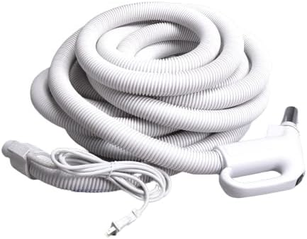 35' 110 volt Universal central vacuum hose - Beam Nutone MD, etc， Replacement for Vacuflo OEM
