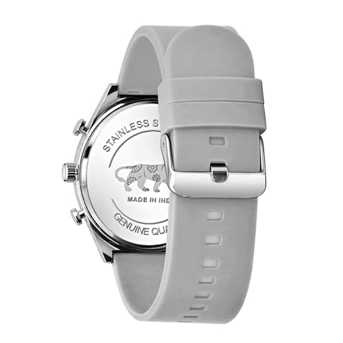 Image of styledose Men's Watch Analog Quartz with Chronograph & Silicone Strap -Casual & Formal Wrist Watch for Men
