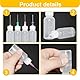 COACOM 16 Nadelspitzen Und 2 5 Ml Trichter, Plastiknadelspitzenstopfen, Spitze Quetschflasche, Lackierflasche, Abstrichwerkzeugset.