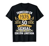 50 Años Cumpleaños Hombres Mujeres Fabricado En 1976 Camiseta