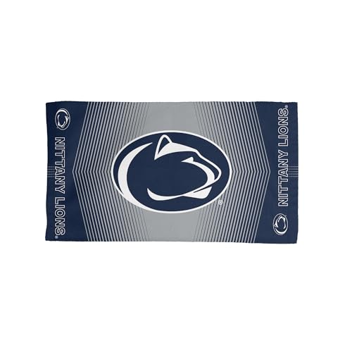Penn State Nittany Lions NCAA Hussle Micro Fiber Sports Towel 24 x 42 Inches