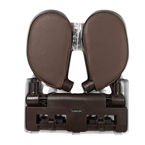 車載 ネックピロー 車 ヘッドレスト 高反発 クッション 枕 車用首枕 車用 サイド FJ5453-coffee