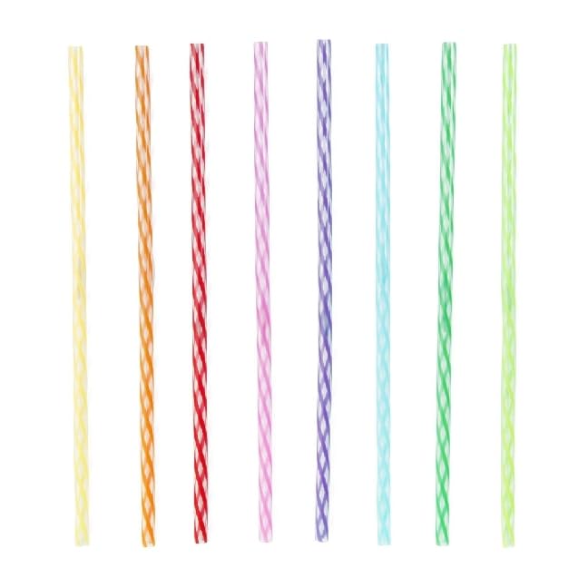 Kikkerland Rainbow Reusable Straws miniatura 6