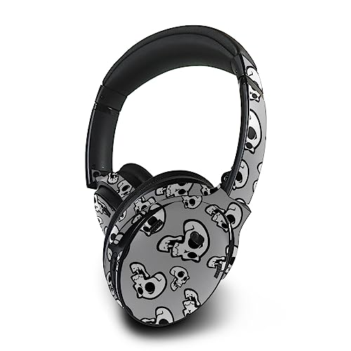Image of MightySkins Skin Compatible With Bose QuietComfort 45 Headphones - Laughing Skulls | Protective, Durable, and Unique Vinyl Decal wrap cover | Easy To Apply, Remove, and Change Styles | Made in the USA
