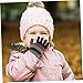 Beaupretty 1Pair Knitted Mittens for Warm and Windproof Gloves for Fashionable Striped Knit Gloves for Autumn and Winter for Daily Activities and Kindergarten