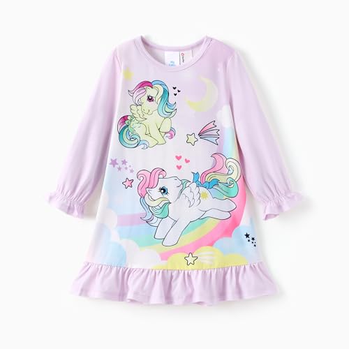 PATPAT My Little Pony Nachthemd Mädchen Nachtkleid Kinder Schlafanzug Herbst Winter Kleidung MLP Weihnachten Geschenke übernachtungsparty Kleid Nachtwäsche Pyjama Nightdress 2-7 Jahre 90-122 PATPAT My Little Pony Nachthemd Mädchen Nachtkleid Kinder Schlafanzug Herbst Winter Kleidung MLP Weihnachten Geschenke übernachtungsparty Kleid Nachtwäsche Pyjama Nightdress 2-7 Jahre 90-122