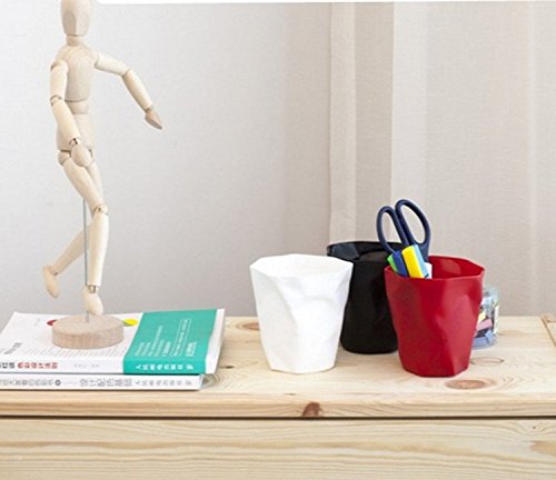 image for Chris-Wang 1Pcs Creative Out-of-Shape Wrinkle Plastic Pencil Cup/Pen H