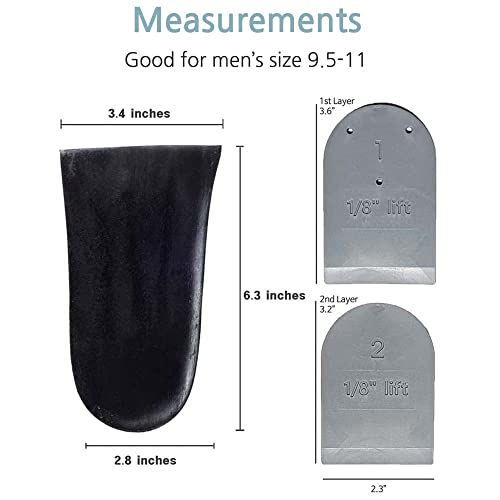 Plantillas elevadoras para talón Squat Heel 15-21mm miniatura 5