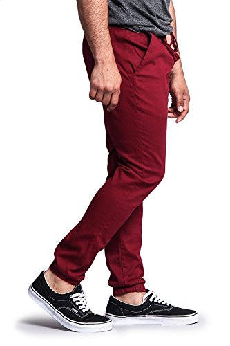 G-Style USA Mens Twill Skinny Jogger Pants4