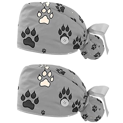 Casquettes de travail JDEZ chapeaux bouffants mixtes calots de protection réglables
