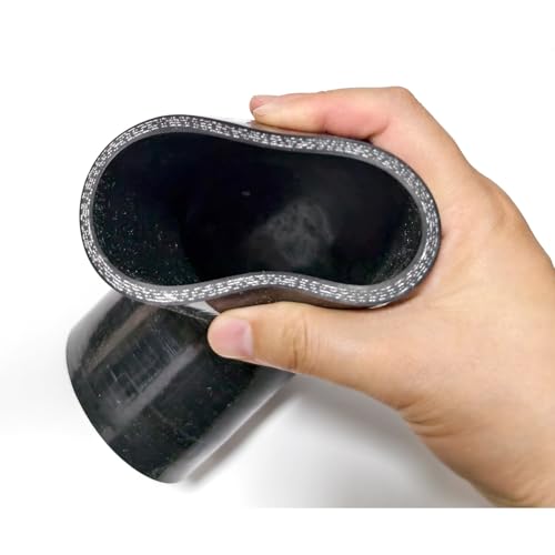 Image of ID 2.5'' 90 Degree Elbow Coupler Hose Silicone 4-Ply Reinforced Turbo Intercooler Intake Piping Hoses High Temp (ID 2.5 inch (63mm))