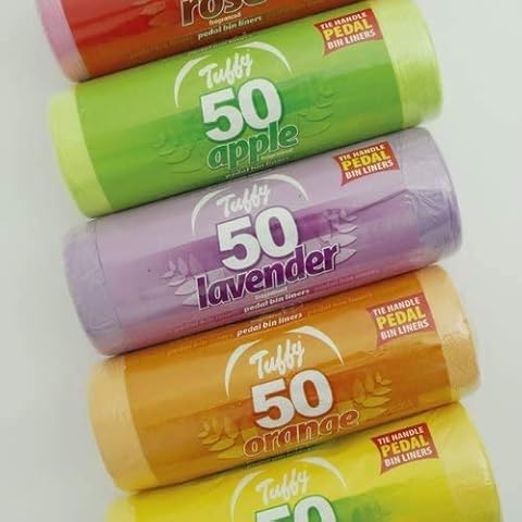 Fragrance Scented Pedal Bin Liners/Bags 250 Bin Liners Cover