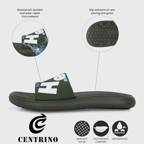 Image of Centrino Slides for Women | Comfortable & Stylish with Soft Insole | Trendy Design with Support Strap | Perfect for Spring Summer Travelling, Walking