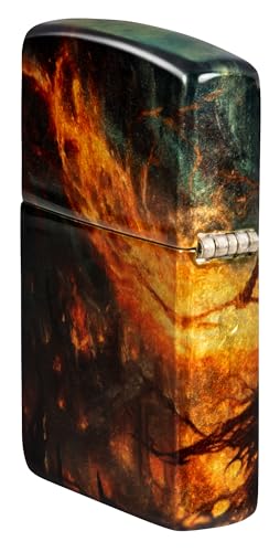 Briquet Zippo Fire Mage 540 Tumbled Brass, l'authenticité d'une tempête en laiton - 5