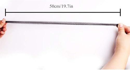 Miniatura 3 de 40 redes invisibles de nailon para mujeres y niñas, malla ligera con borde elástico para ballet, baile, moño y belleza, 19.7 pulgadas (café)