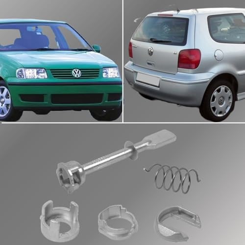 Easy Link Türschloss Reparatursatz 68mm Kompatibel mit VW Polo 6N Caddy Seat Ibiza Cordoba 6K4837223A