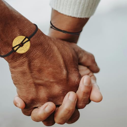 Image of HOBBY OF KINGS Good Luck Coin Bracelet | 18k Gold Plated Wristband | Handmade Jewelry for Collectors and History Lovers