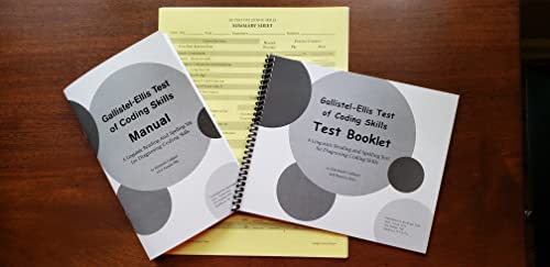 Gallistel-Ellis Test of Coding Skills-- Sample Kit