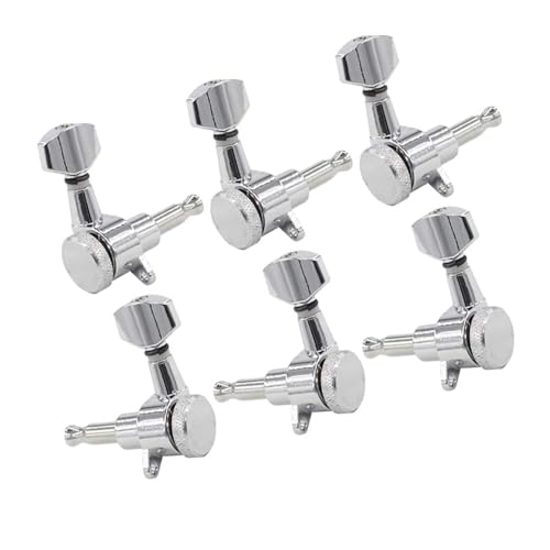 6 �N���[�����b�L�G���L�M�^�[�`���[�j���O�s�����b�N�`���[�i�[�`���[�j���O�L�[�}�V���w�b�h �M�^�[�`���[�j���O�{�^���}�V���w�b�h (Color : Three left Three right)