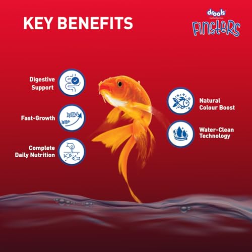 Image of Drools Finsters Tropical Fish Food 1mm 1kg Pouch