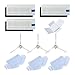Produktbild für 360 s6 Saugroboter Zubehör Ersatzteile Bürste Filter Mop Set ,10 Stück (3 Seitenbürsten, 3Hepa-Filter ,1 Filterelement,3 Mop) für 360 S6 Sweeping Robot Vacuum Ersatzfilter Staubsaugerbürste