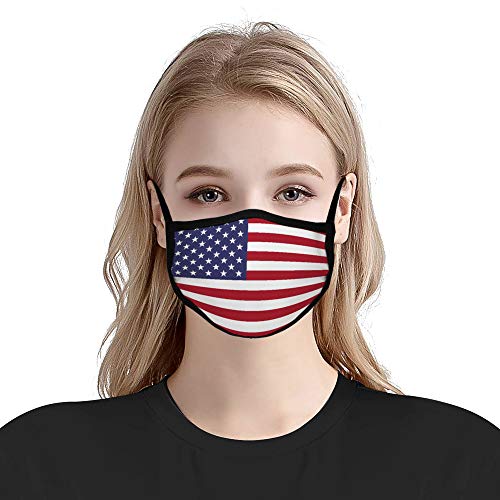 image for Trikahan American Flag Bandana Mask, 1 Seamless Face Cover Bandanas Ba