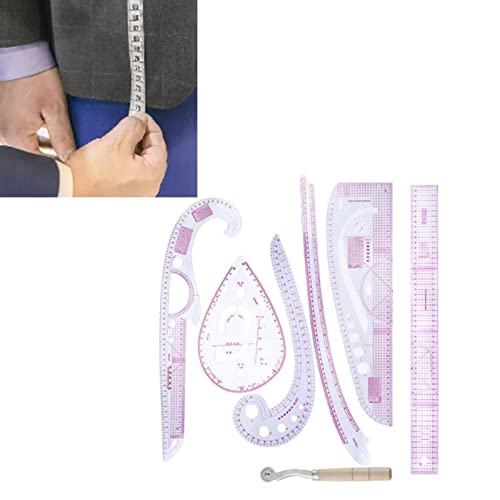 Outil de gabarit de couture EMUKOEP lot de règles de modélisme textile pour styliste