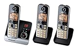 Panasonic KX-TG6723GB Black German Plug for DK add Alternative Items, KX-TG6723GB (for DK add Alternative Items)
