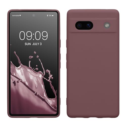 Custodia Compatibile con Google Pixel 7a Cover - Back Case per Smartphone - Protezione Gommata - uva silicone tpu