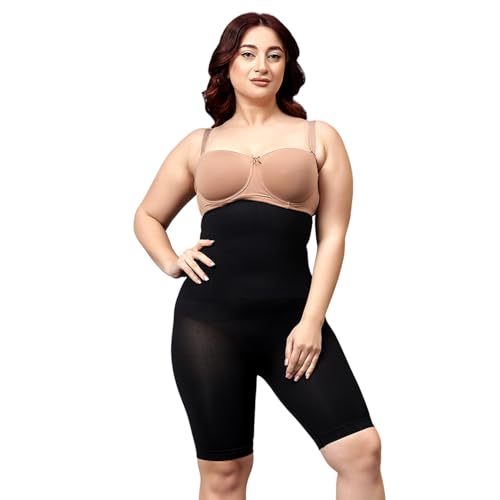 Image of SHAPEMOUR High Waist Shapewear for Women, Body Shaper Shorts with Silicone Grip, No Steel Bones Slimming Panties, Seamless Design Tummy Control Tucker