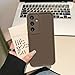 Puxicu Slim Case for Samsung Galaxy S21 FE, Enhanced Camera Protection, Shockproof Skin-Friendly Touch Soft Case Cover for Samsung Galaxy S21-FE Phone, Coffee