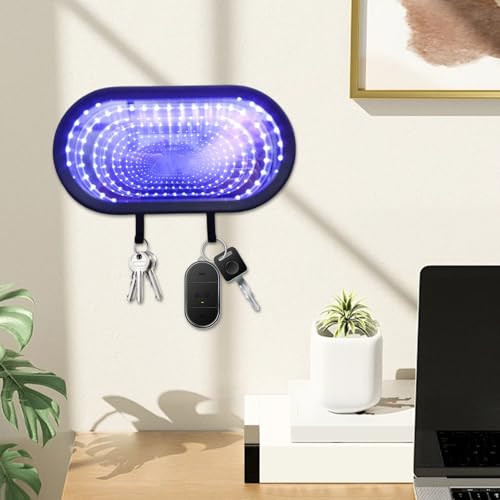 Llavero de coche con sensor de movimiento y gancho LED inteligente 4