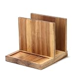 EVERBBKING Servilletero de madera con salero y pimentero, decoración del hogar
