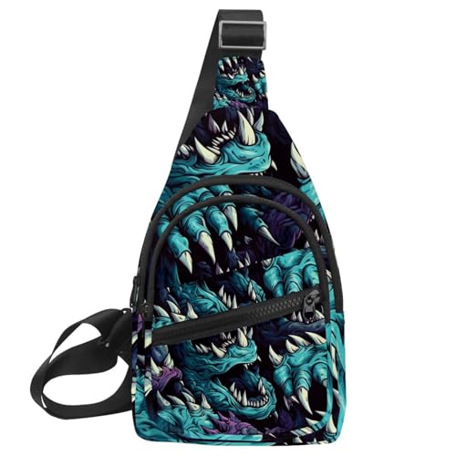 Mochila cruzada deportiva con correa regulable para correr libre