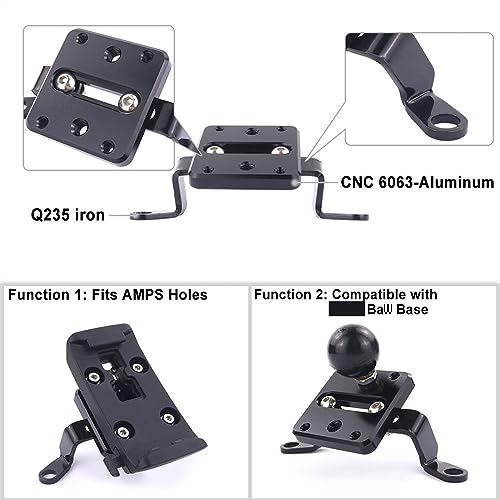 Cadre de navigation GPS Yamaha MT-125 V-Max support rigide en aluminium