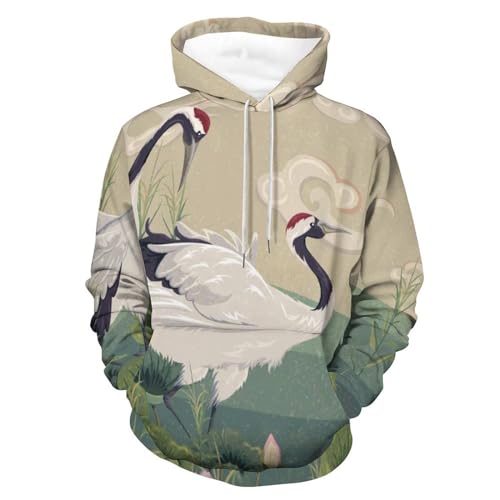 Sweatshirt pull chaud manches longues avec capuche protectrice et poche